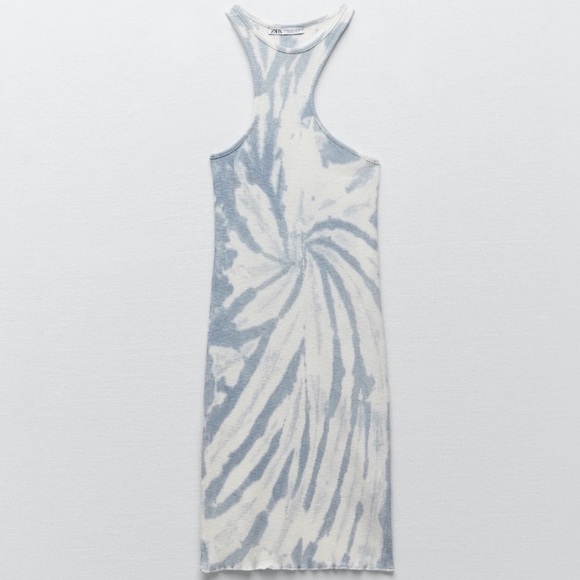 NEW ZARA TIE DYE DRESS - Picture 2 of 3